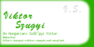 viktor szugyi business card